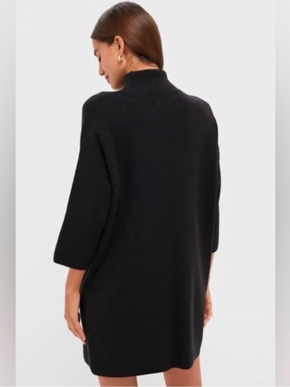 POMANDER PLACE • Vivianne Black Turtleneck Sweater Dress - Medium Tuckernuck - Picture 2 of 7